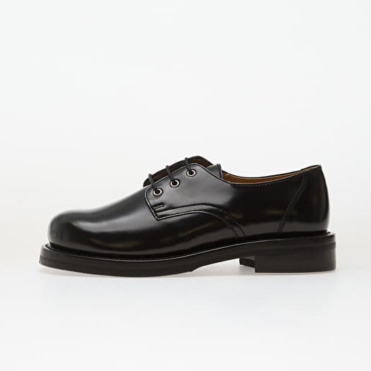 OUR LEGACY Reception Shoe Glazed Black Leather