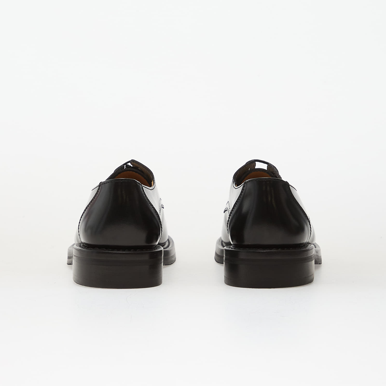 Men's shoes OUR LEGACY Reception Shoe Glazed Black Leather