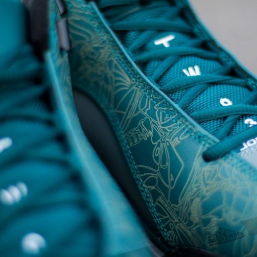 Men s shoes Air Jordan Dub Zero Teal Light Green Spark Blue Graphite Black Footshop