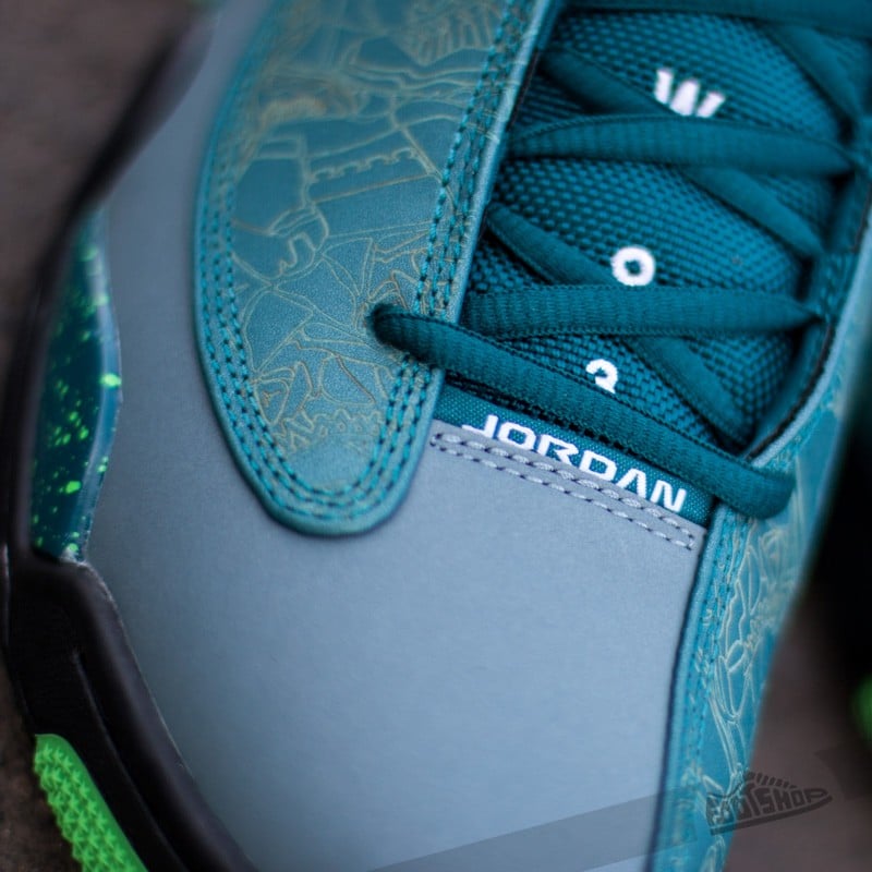 Zapatillas Hombre Air Jordan Dub Zero Teal/Light Green Spark-Blue Graphite-Black