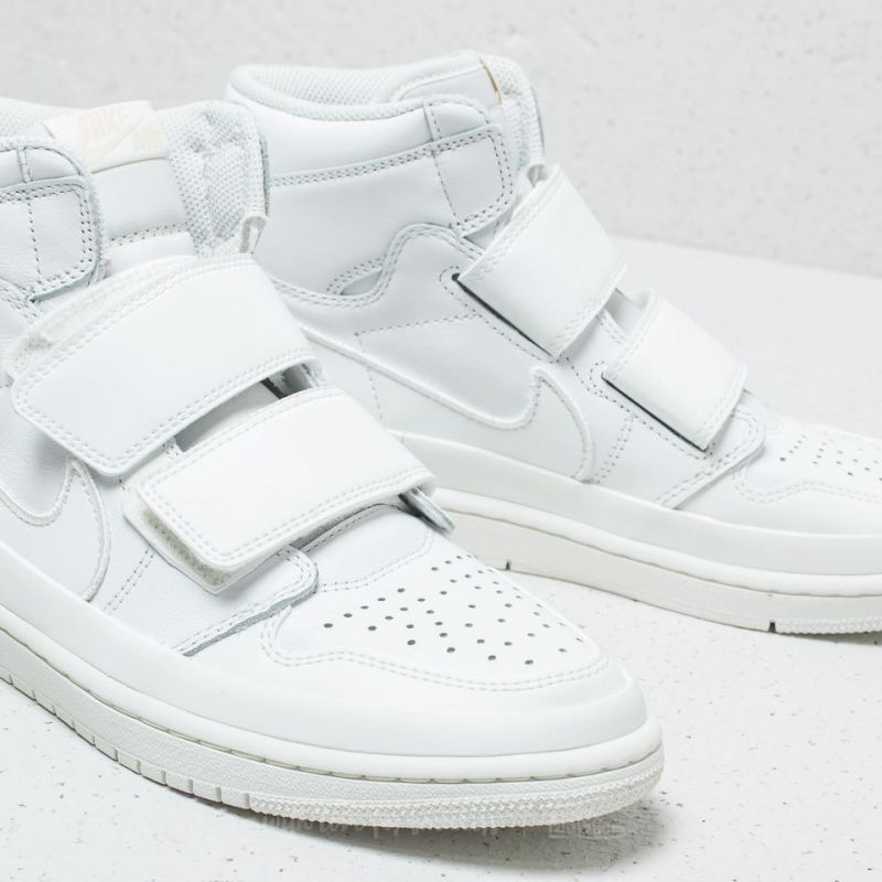 Air Jordan 1 Retro Hi Double Strap Summit White/ Light Cream