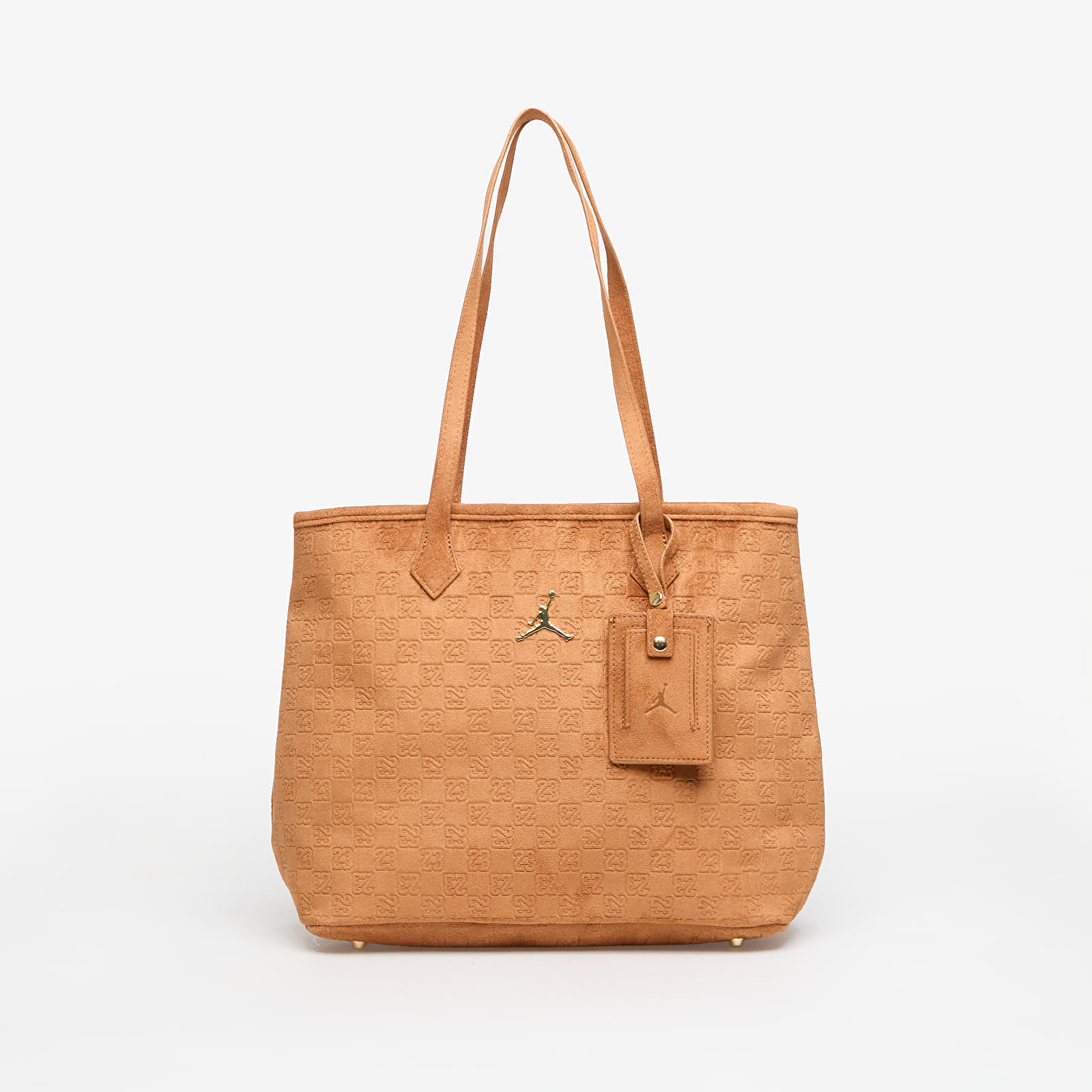 Чанта Jordan Jam Suede Monogram Tote Cognac Universal