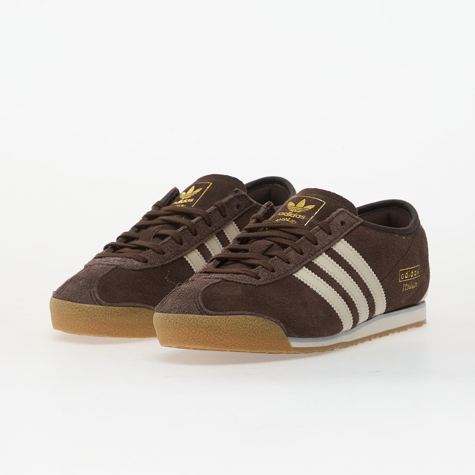Damen Sneaker und Schuhe adidas Italia 70s Dark Brown/ Alumina/ Gold Met.