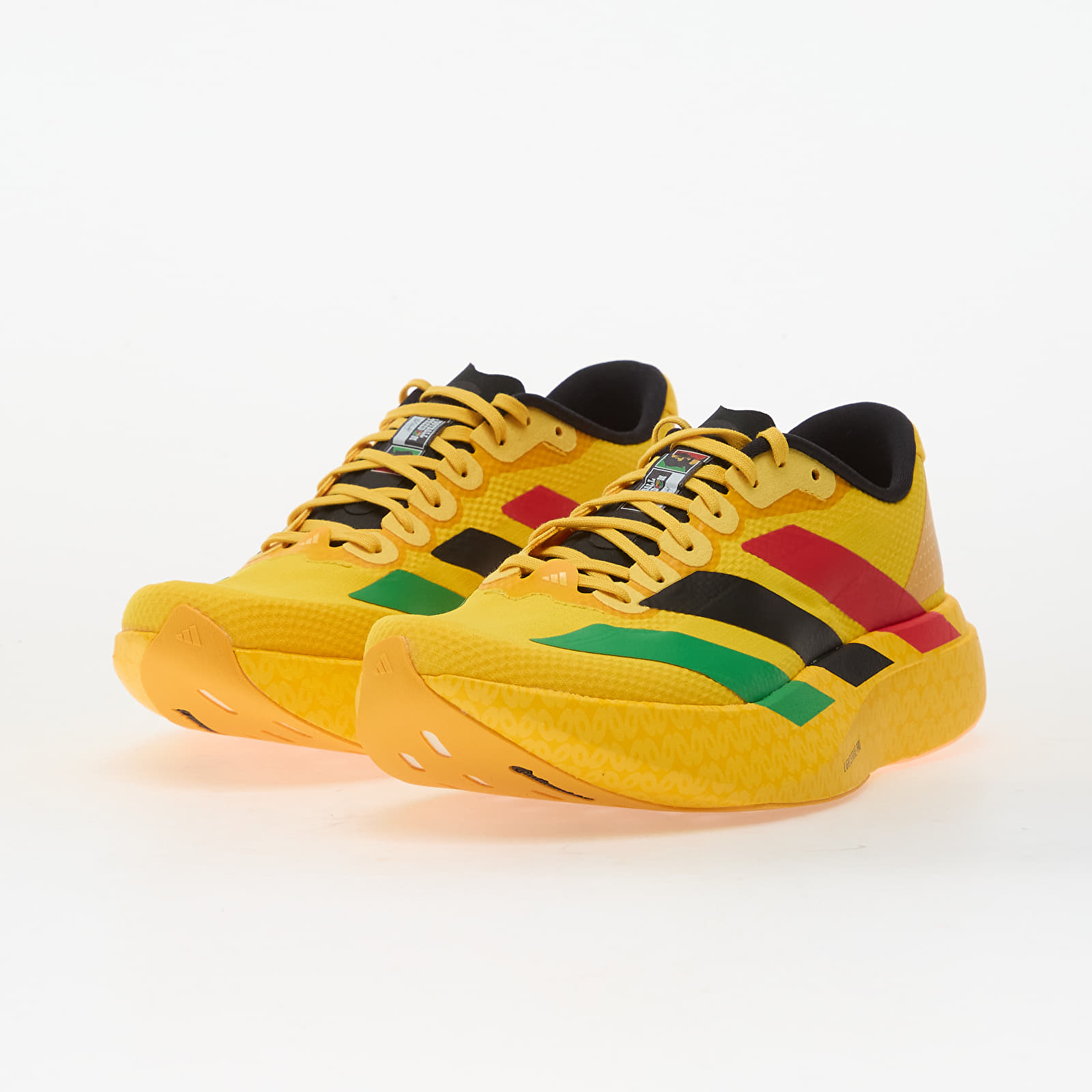 Γυναικεία παπούτσια adidas Adizero EVO SL Bold Gold/ Vivid Green/ Pure Ruby