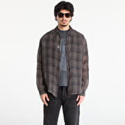 OUR LEGACY Above Shirt Penumbra Check Sheercoat Linen