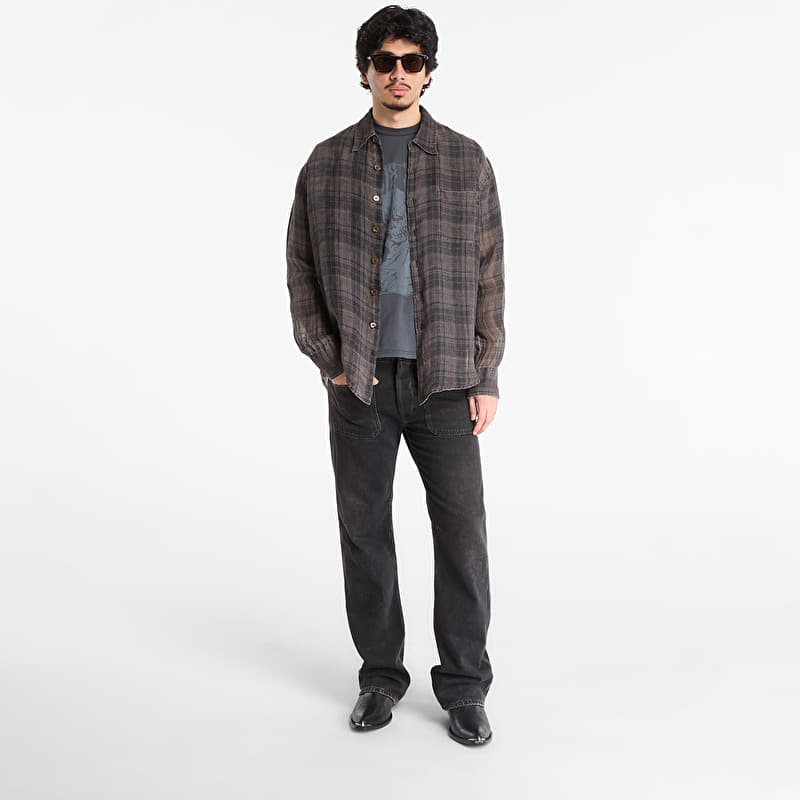 OUR LEGACY Above Shirt Penumbra Check Sheercoat Linen | Footshop