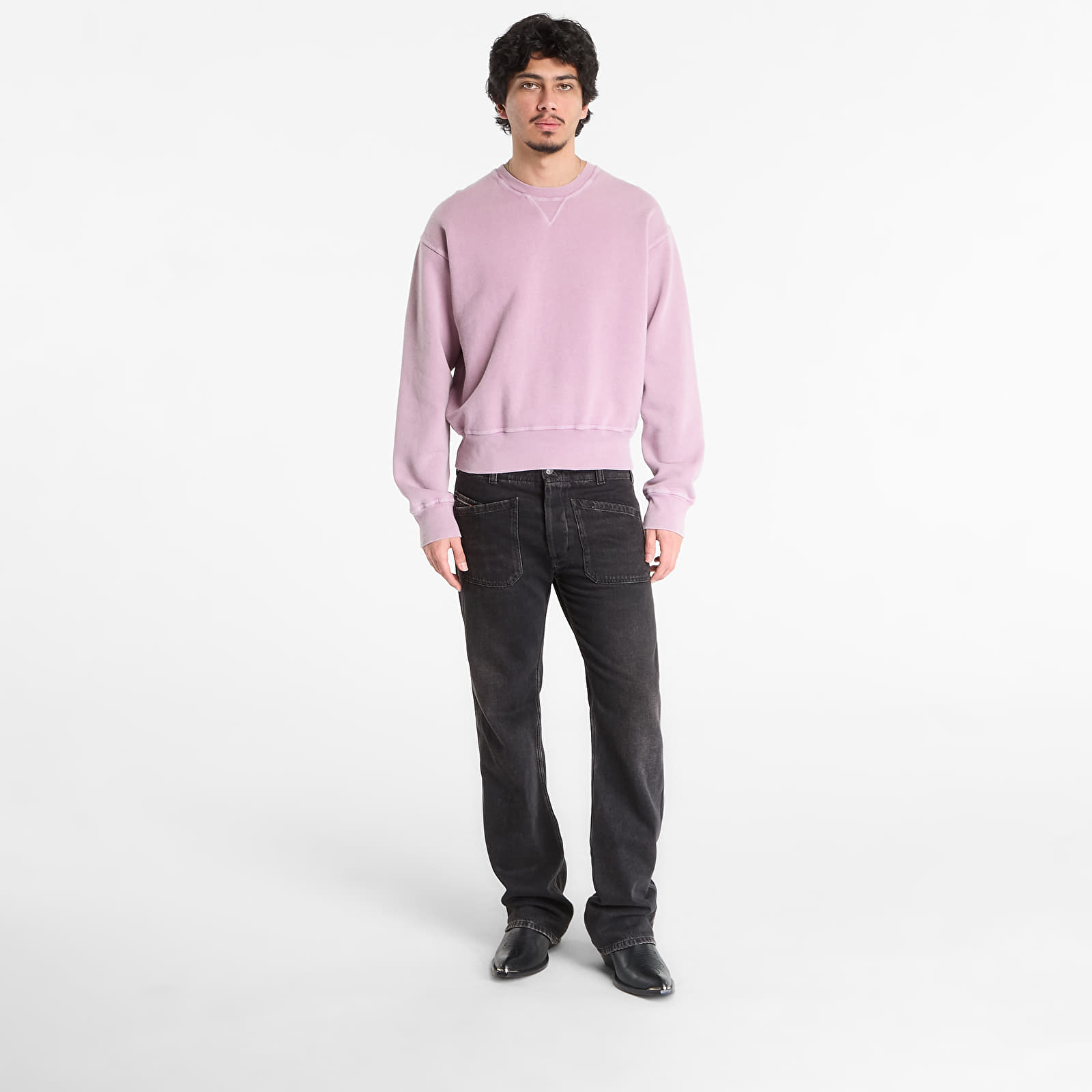Sweatjacken und Sweatshirts OUR LEGACY Base Sweat Gentlemens Pink Star Fleece