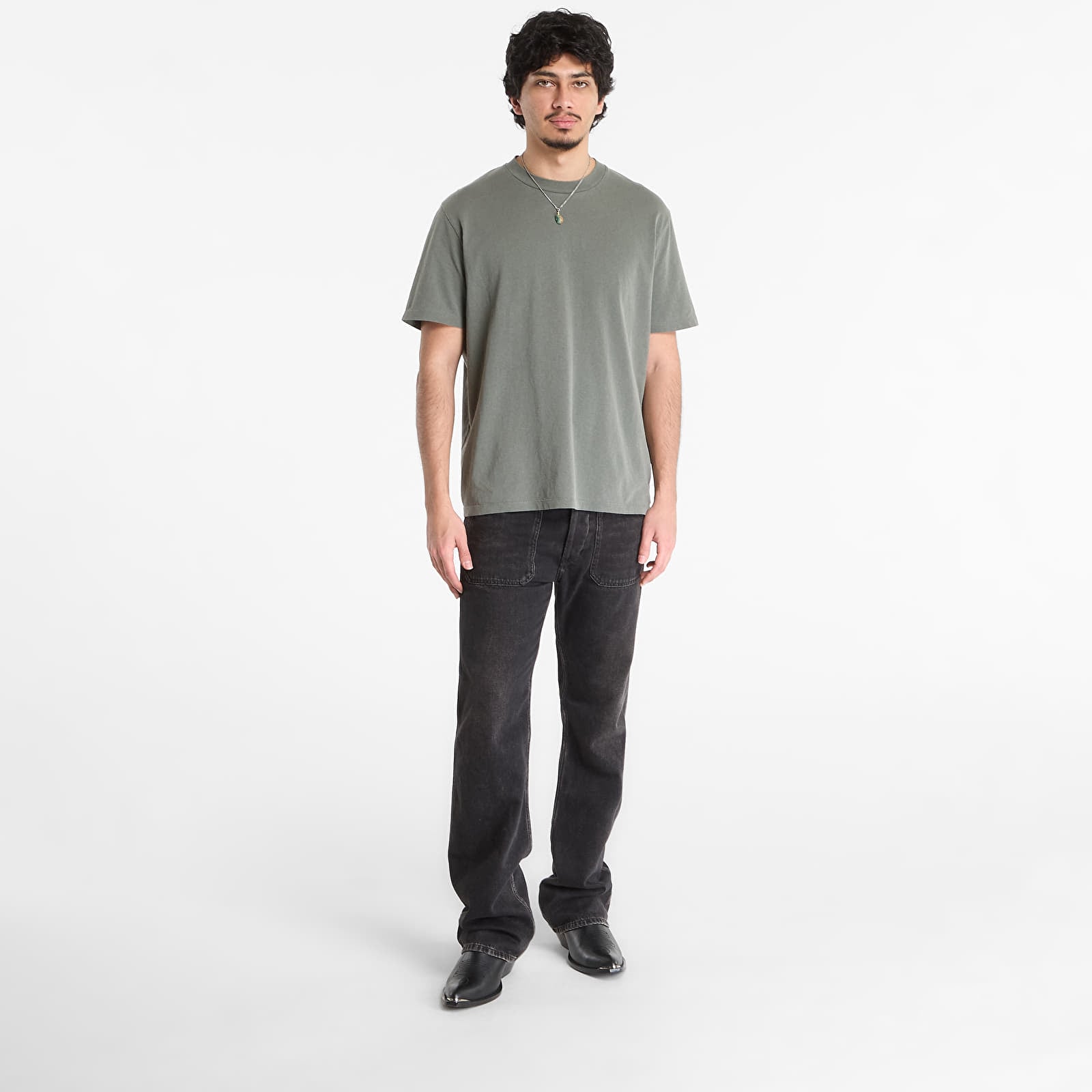 Majice i košulje OUR LEGACY Box T-Shirt Worn Olive Legacy Jersey