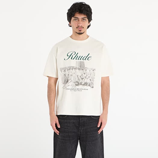 T-shirt Rhude Virgin Islands Script Tee Vintage White/ Black/ Green