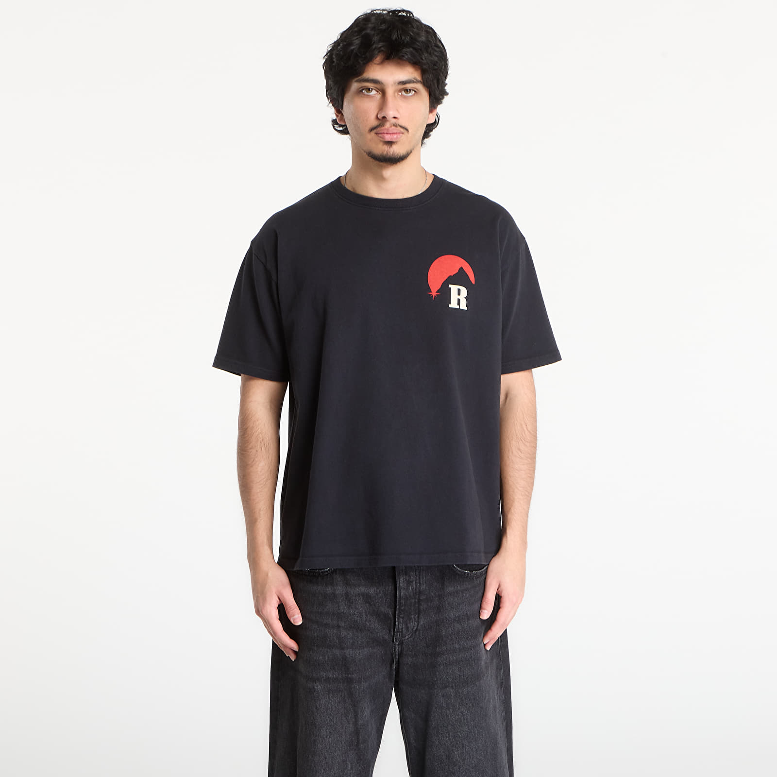   Μπλούζες Rhude Moonlight Regatta Tee Vintage Black/ Red/ Blue