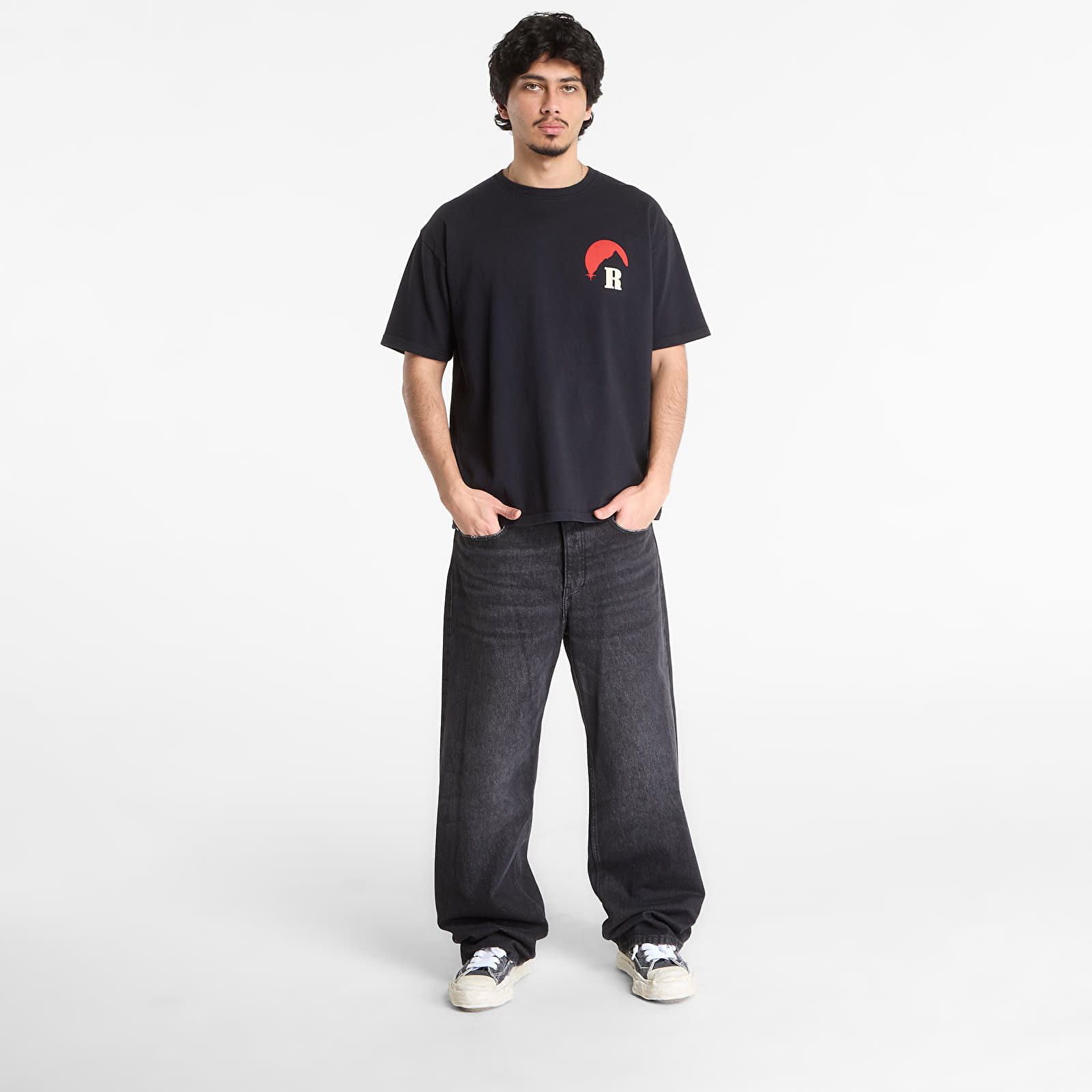  Μπλούζες Rhude Moonlight Regatta Tee Vintage Black/ Red/ Blue