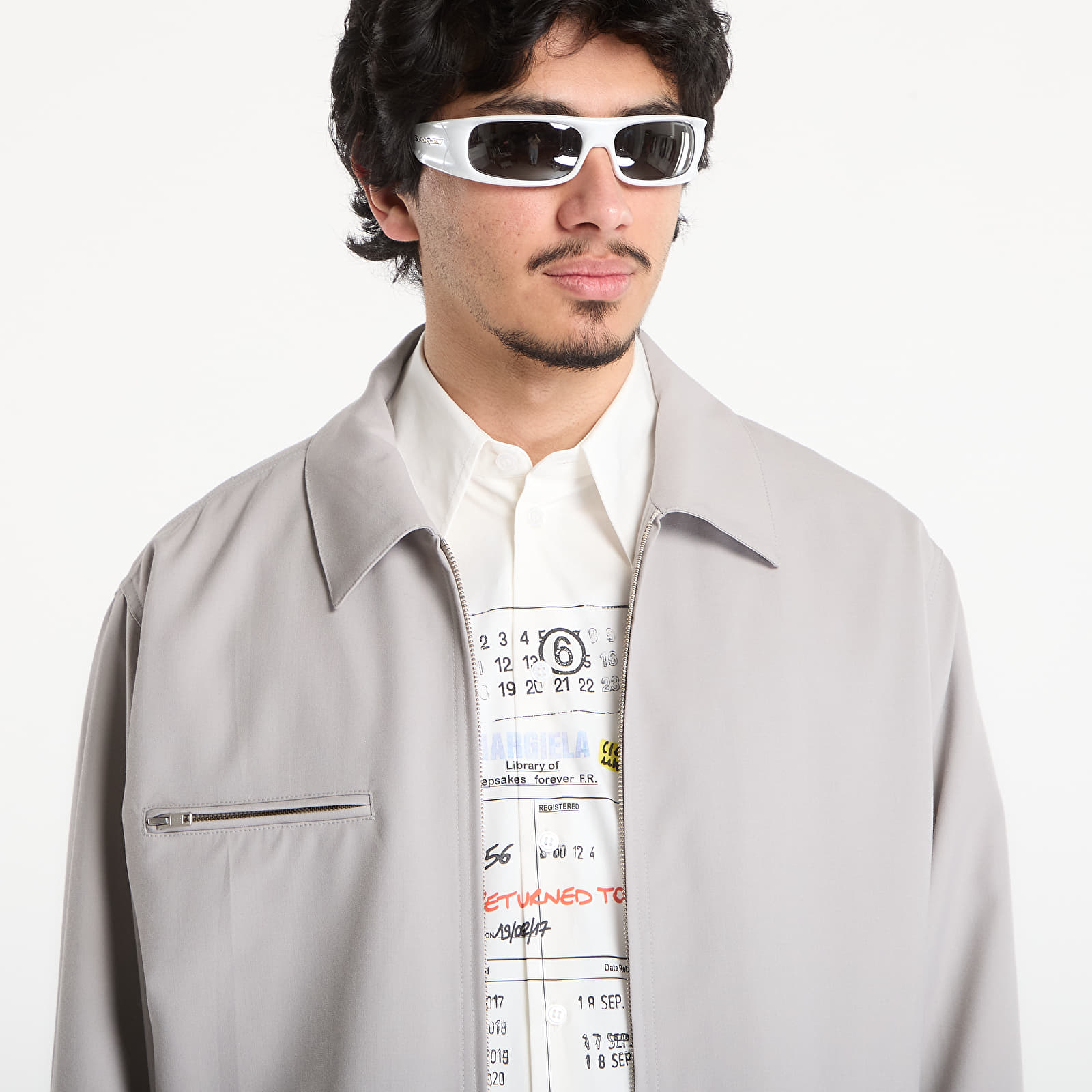 Kurtki MM6 Sportsjacket Grey