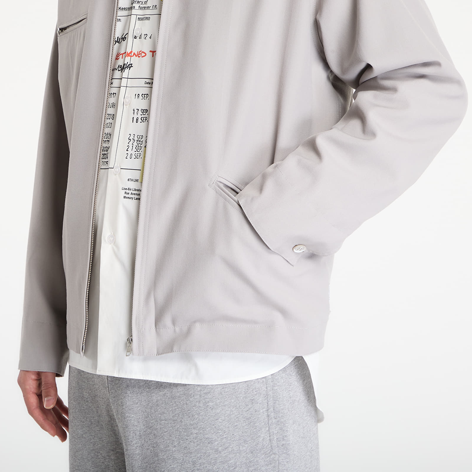 Kurtki MM6 Sportsjacket Grey