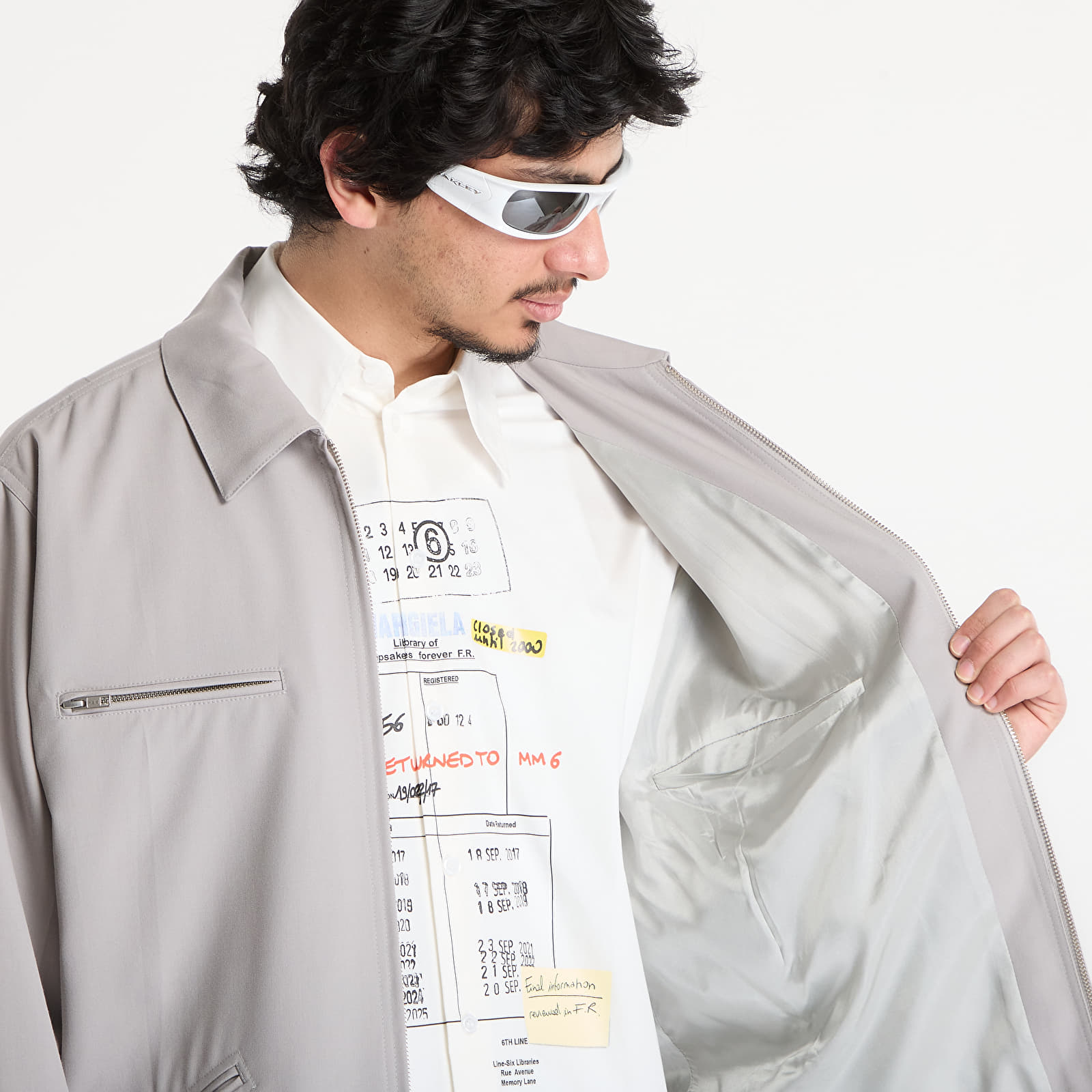 Kurtki MM6 Sportsjacket Grey