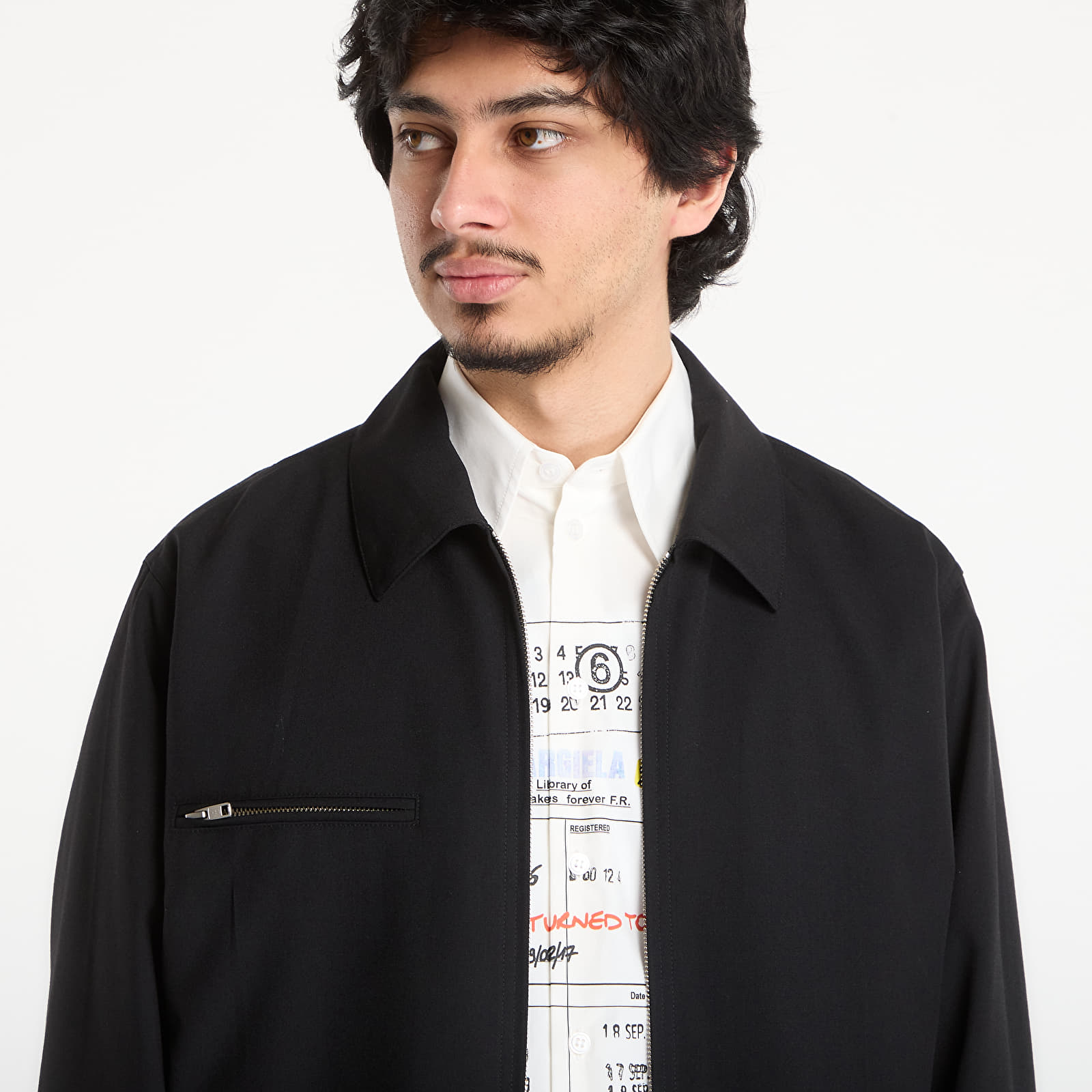 Kurtki MM6 Sportsjacket Black