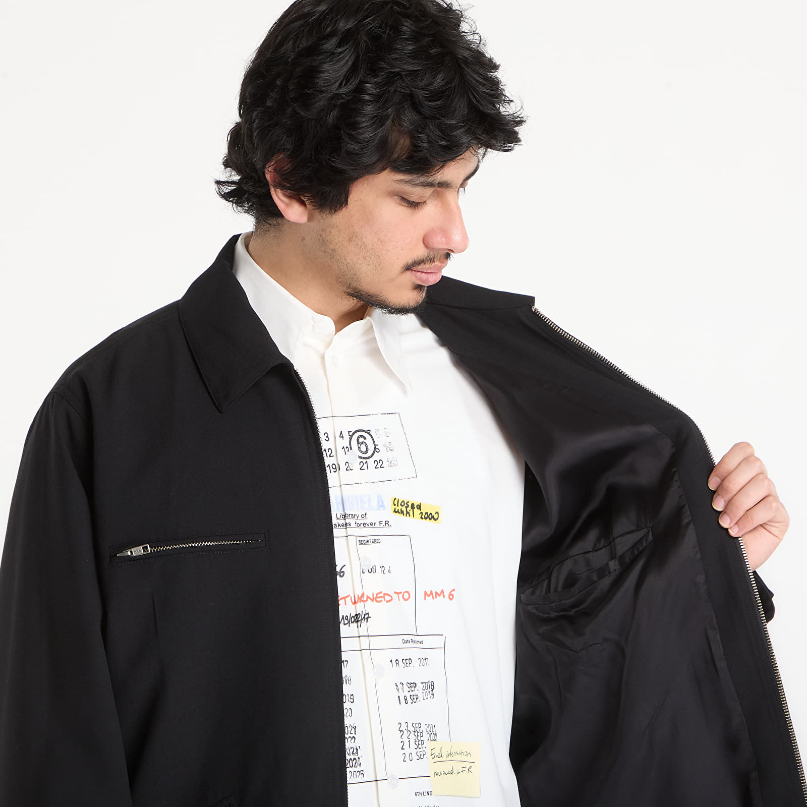 Kurtki MM6 Sportsjacket Black