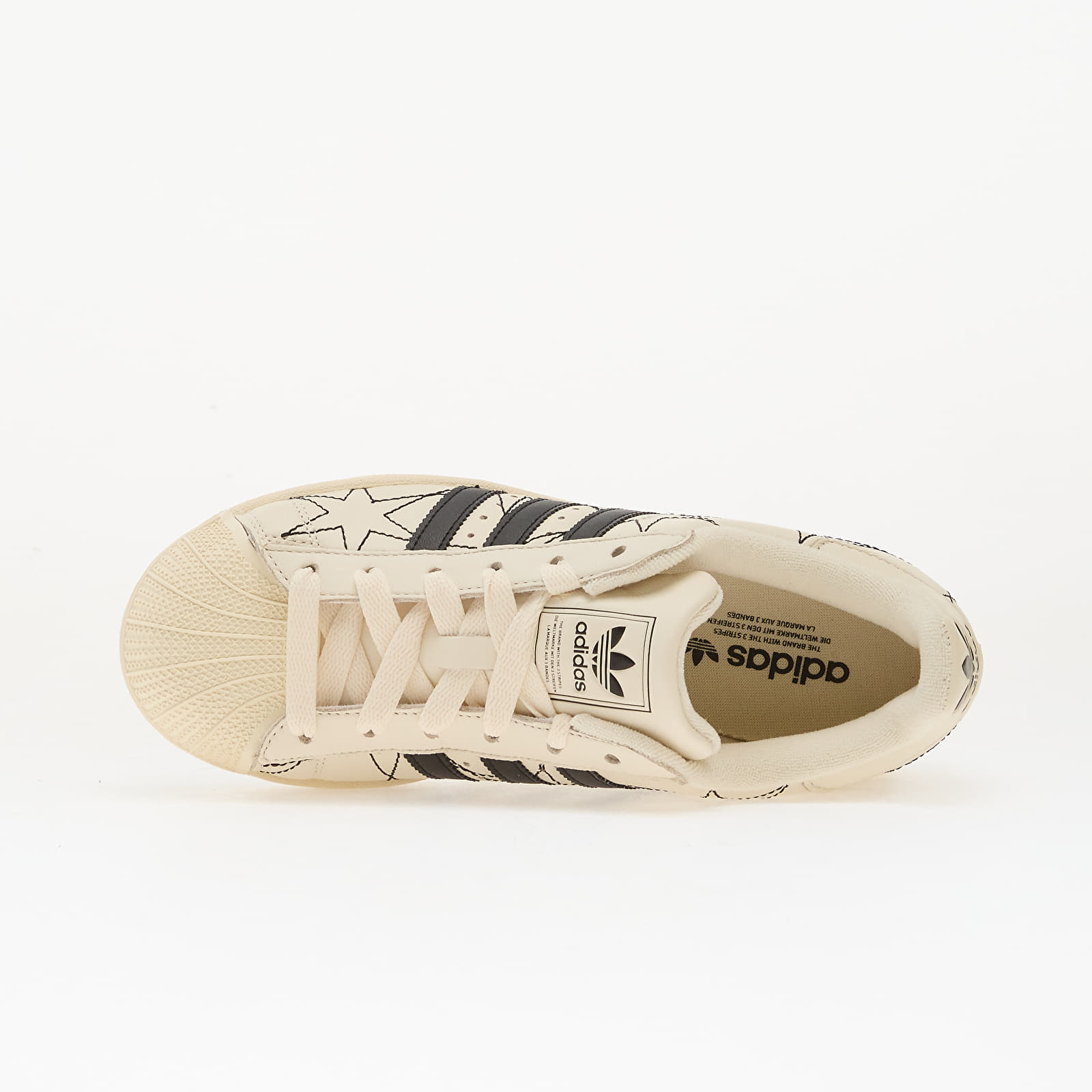 Naisten kengät adidas Superstar II W Crew White/ Core Black/ Crew White