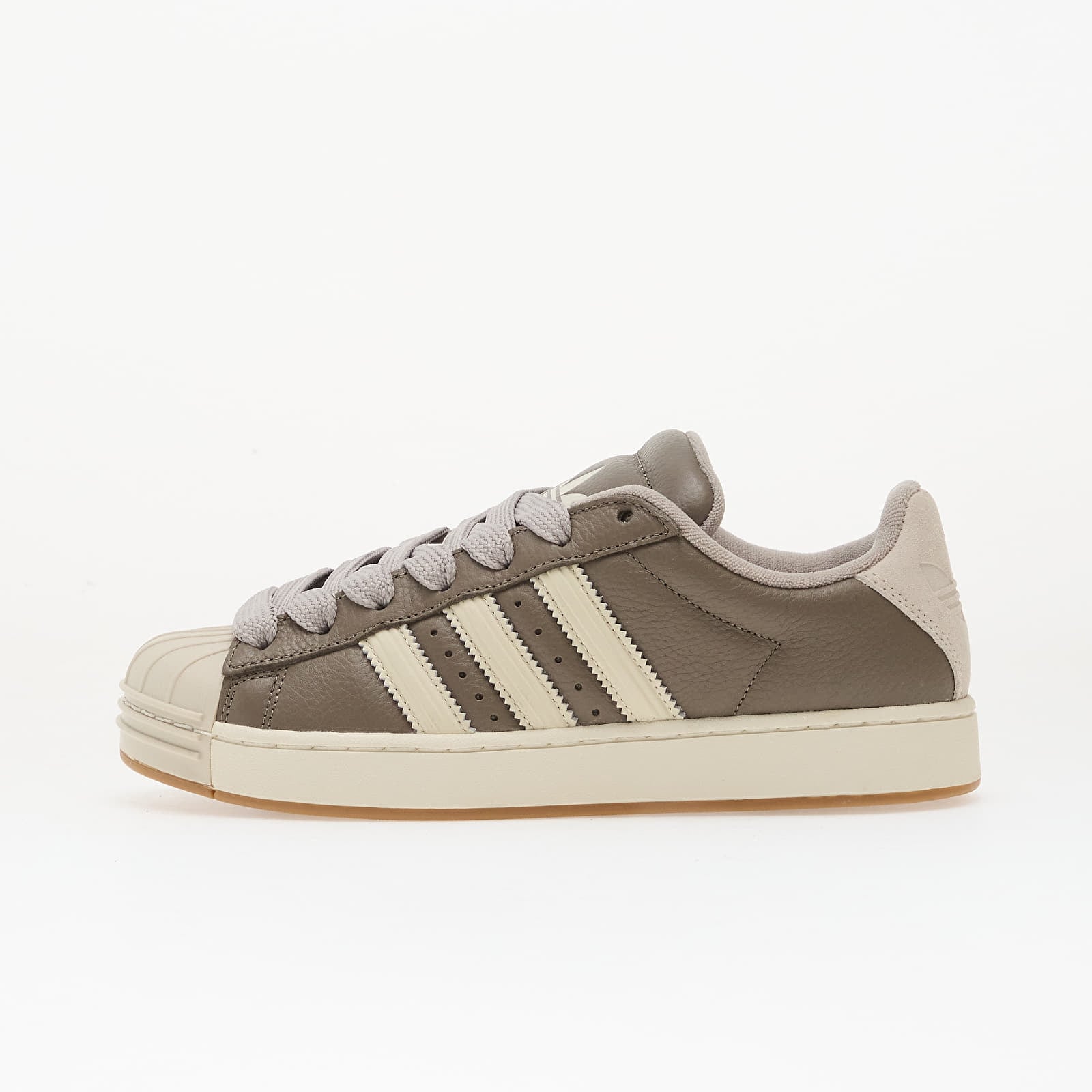 Pánske tenisky a topánky adidas Superstar St Simple Brown/ Off White/ Gum4
