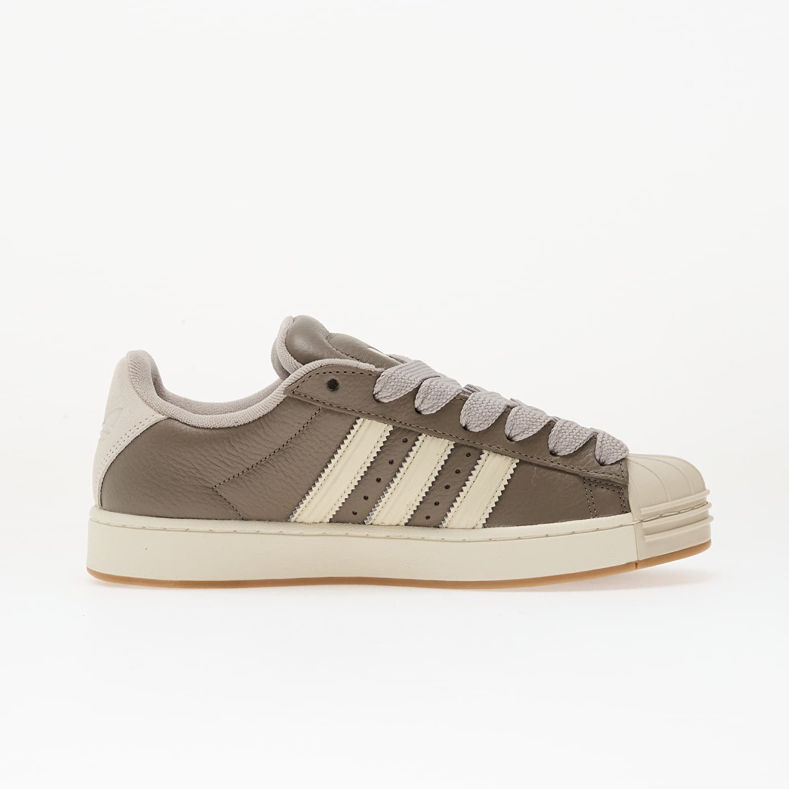 Pánske tenisky a topánky adidas Superstar St Simple Brown/ Off White/ Gum4