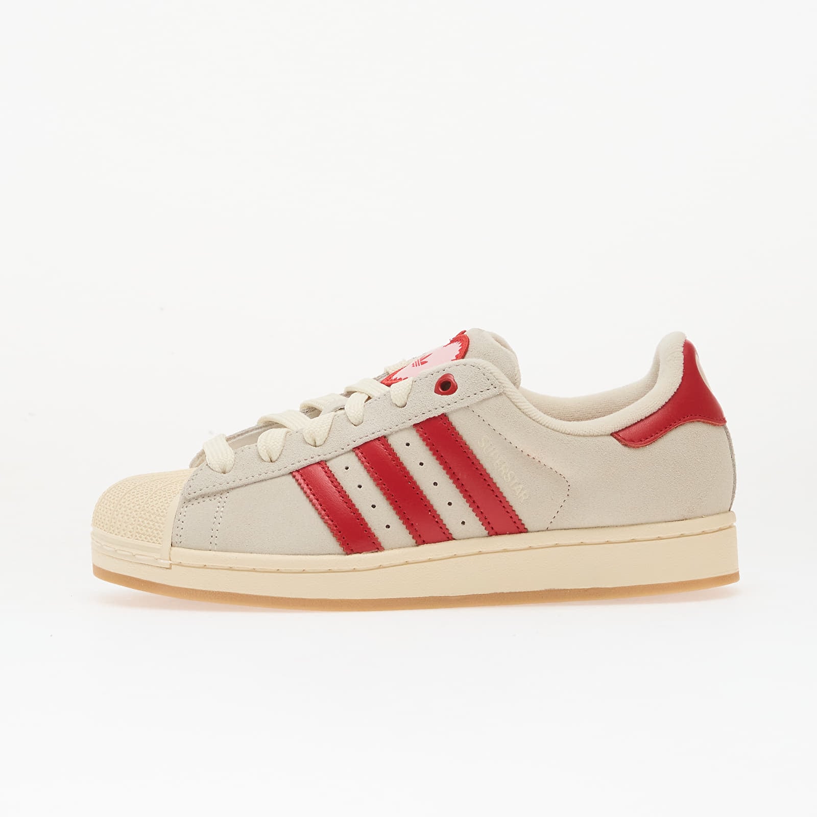 Ženske tenisice adidas Superstar II W Crew White/ Better Scarlet/ Sanpin