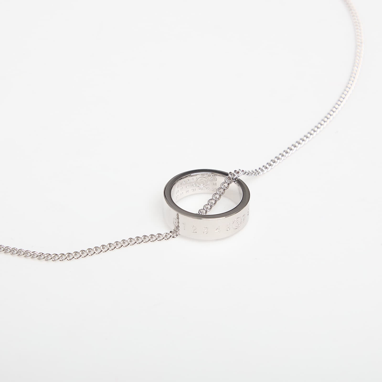 Κολιέ MM6 Necklace Palladio Polished