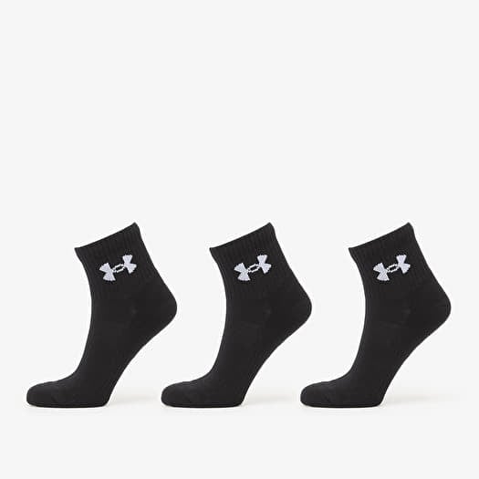 Sokken Under Armour Performance Cotton Qtr Sock 3-Pack Black