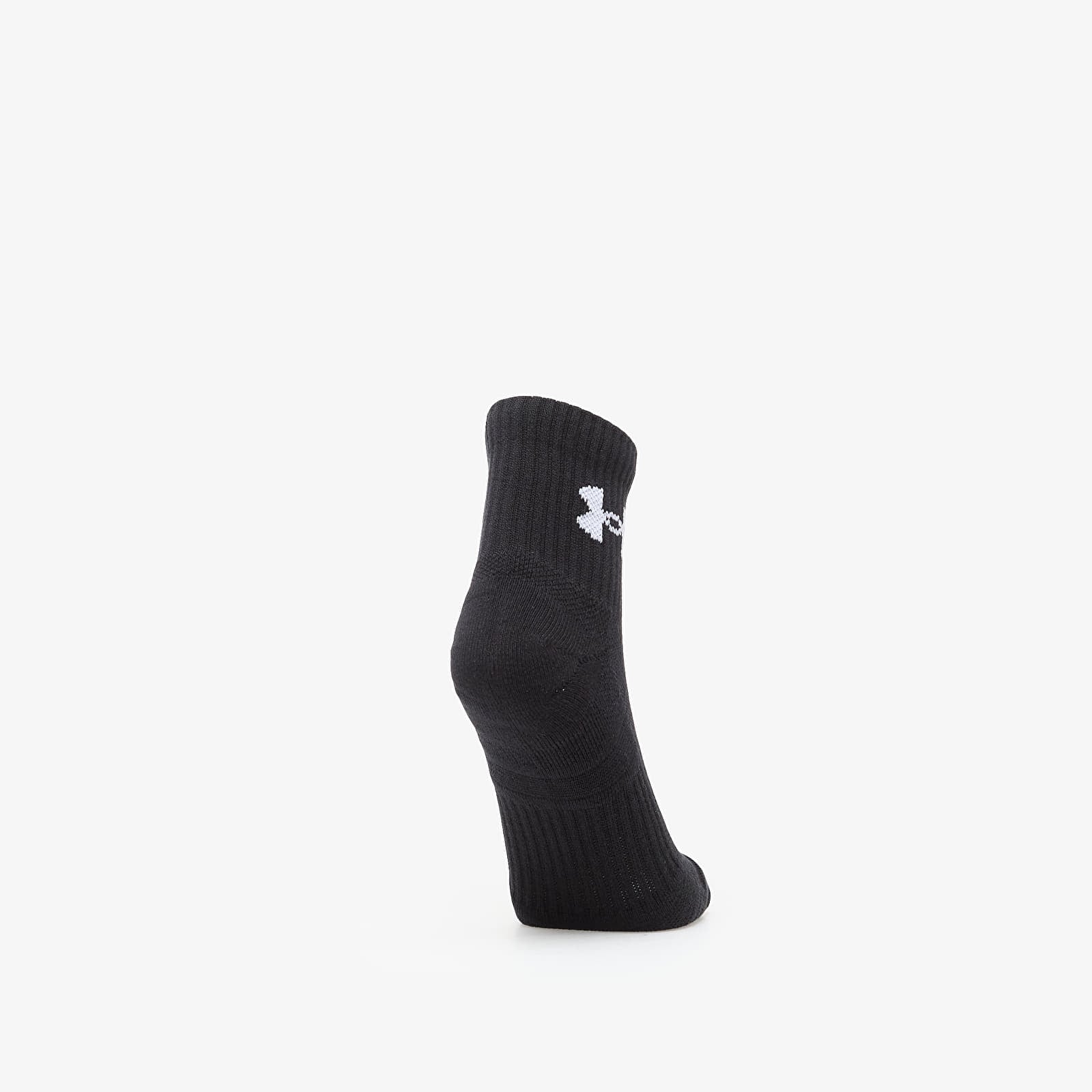 Sukat Under Armour Performance Cotton Qtr Sock 3-Pack Black