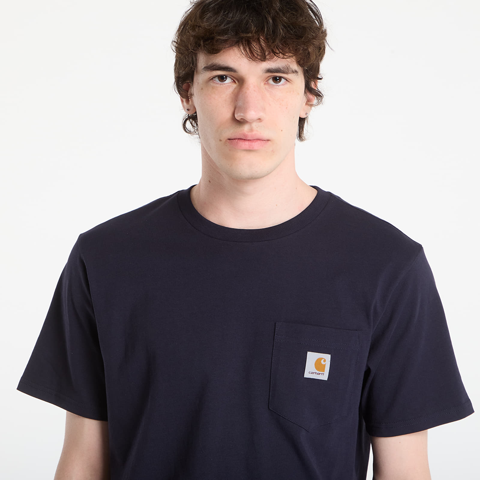 Pánská trička Carhartt WIP S/S Pocket T-Shirt Dark Navy