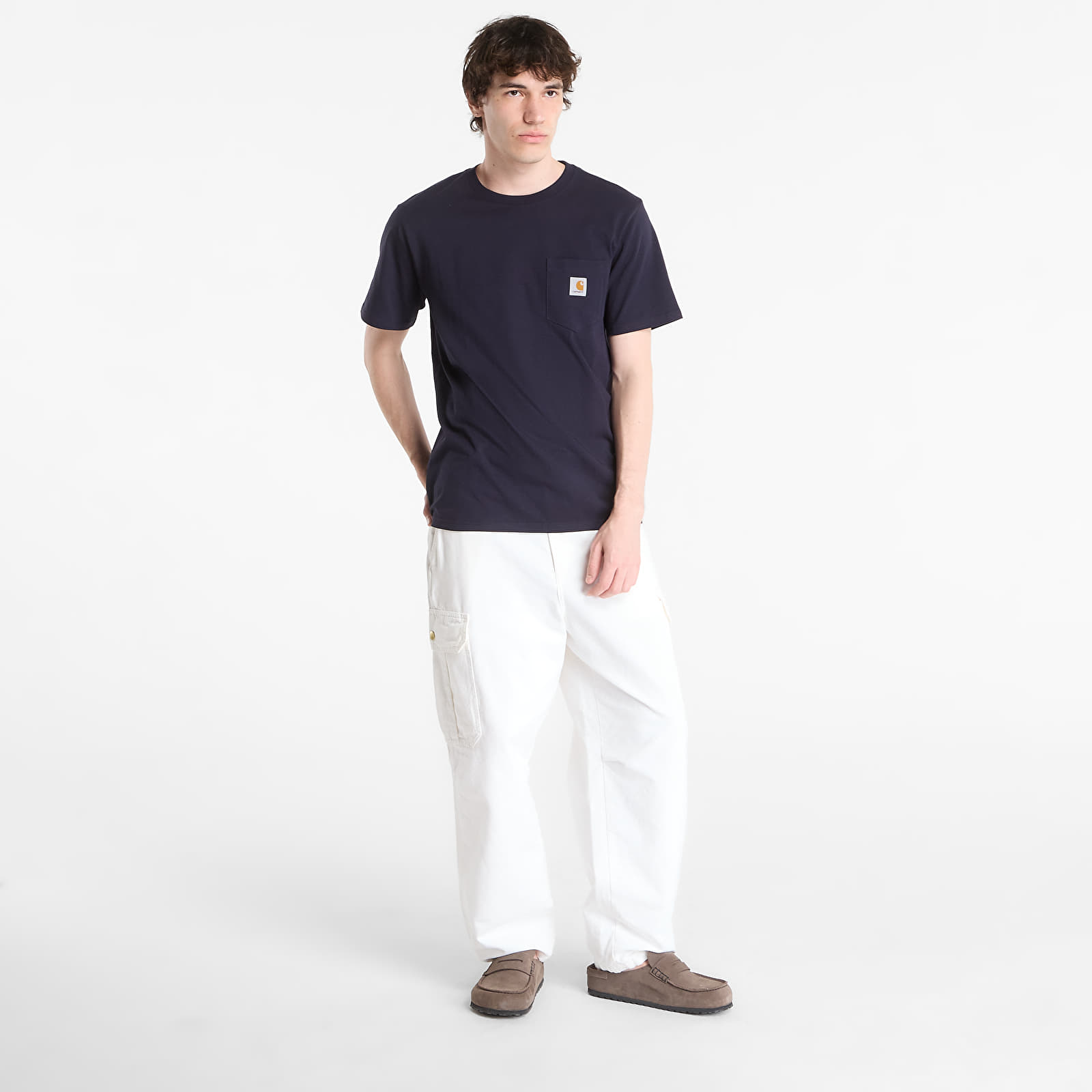Pánská trička Carhartt WIP S/S Pocket T-Shirt Dark Navy