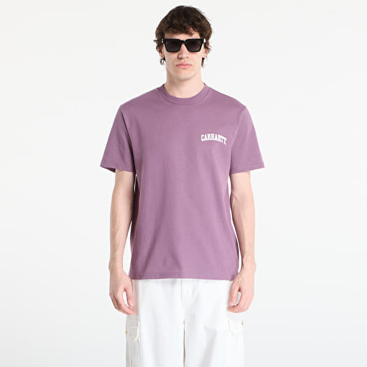 Tričko Carhartt WIP S/S University Script T-Shirt UNISEX Phlox/ White