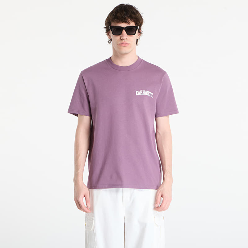 T-shirt Carhartt WIP S/S University Script T-Shirt UNISEX Phlox/ White