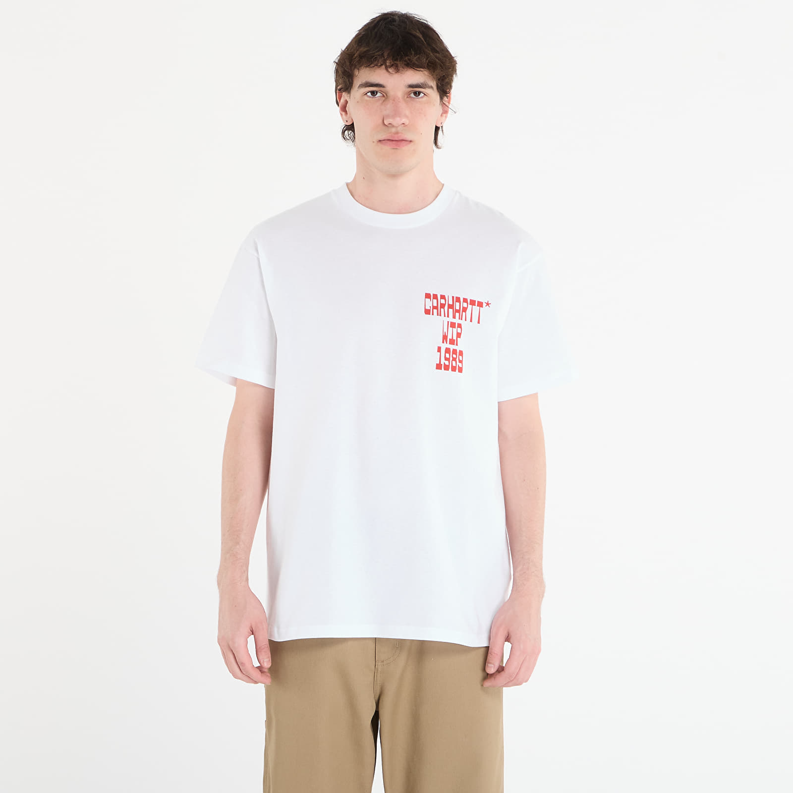 Men's T-shirts Carhartt WIP S/S Blocks T-Shirt UNISEX White