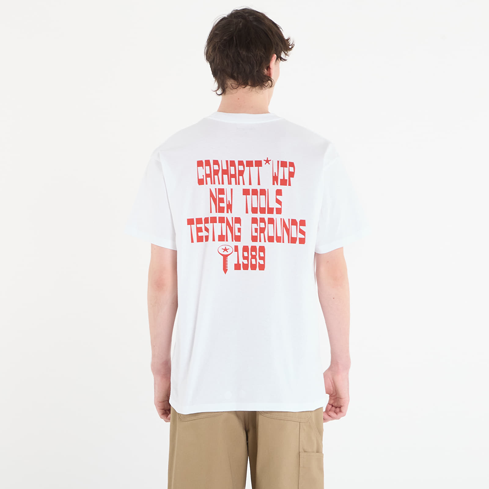 Men's T-shirts Carhartt WIP S/S Blocks T-Shirt UNISEX White