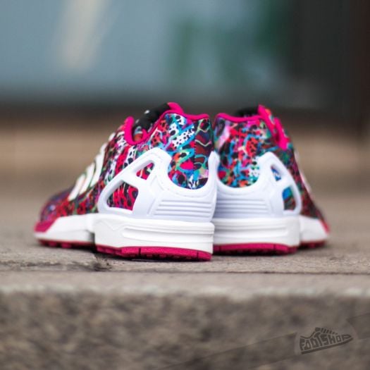 Women's shoes adidas ZX Flux K Ftwwht/Bopink | Footshop