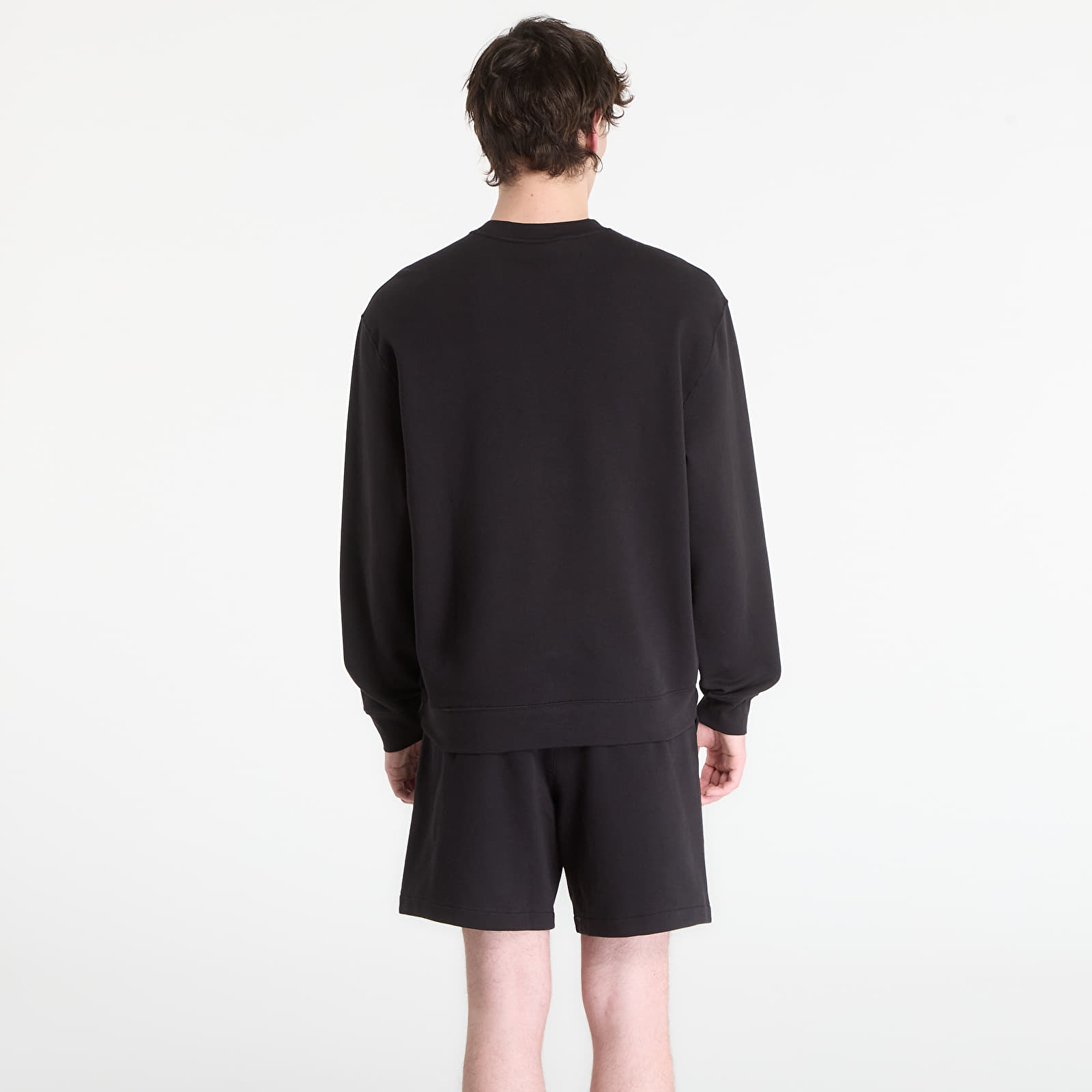 Hoodies für Männer Calvin Klein Eu Sportswear Graphic Crewneck Black