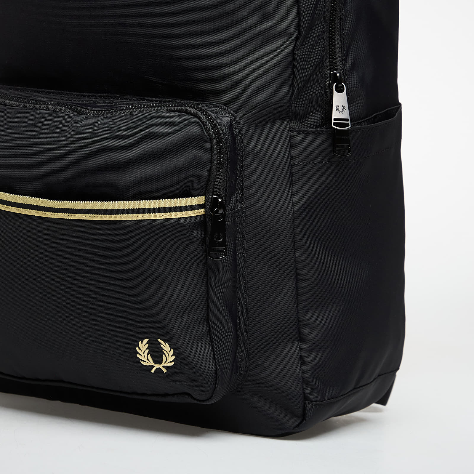 Ανδρικά σακίδια FRED PERRY Tipped Tape Backpack Black