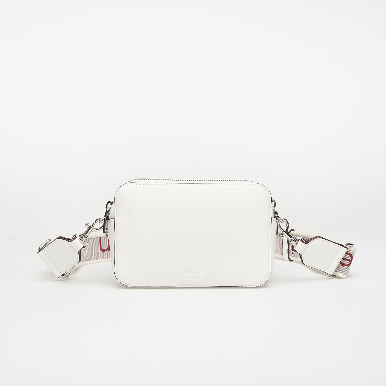 Handtaschen Calvin Klein Webbing Double Strap Camera Bag White Alyssum