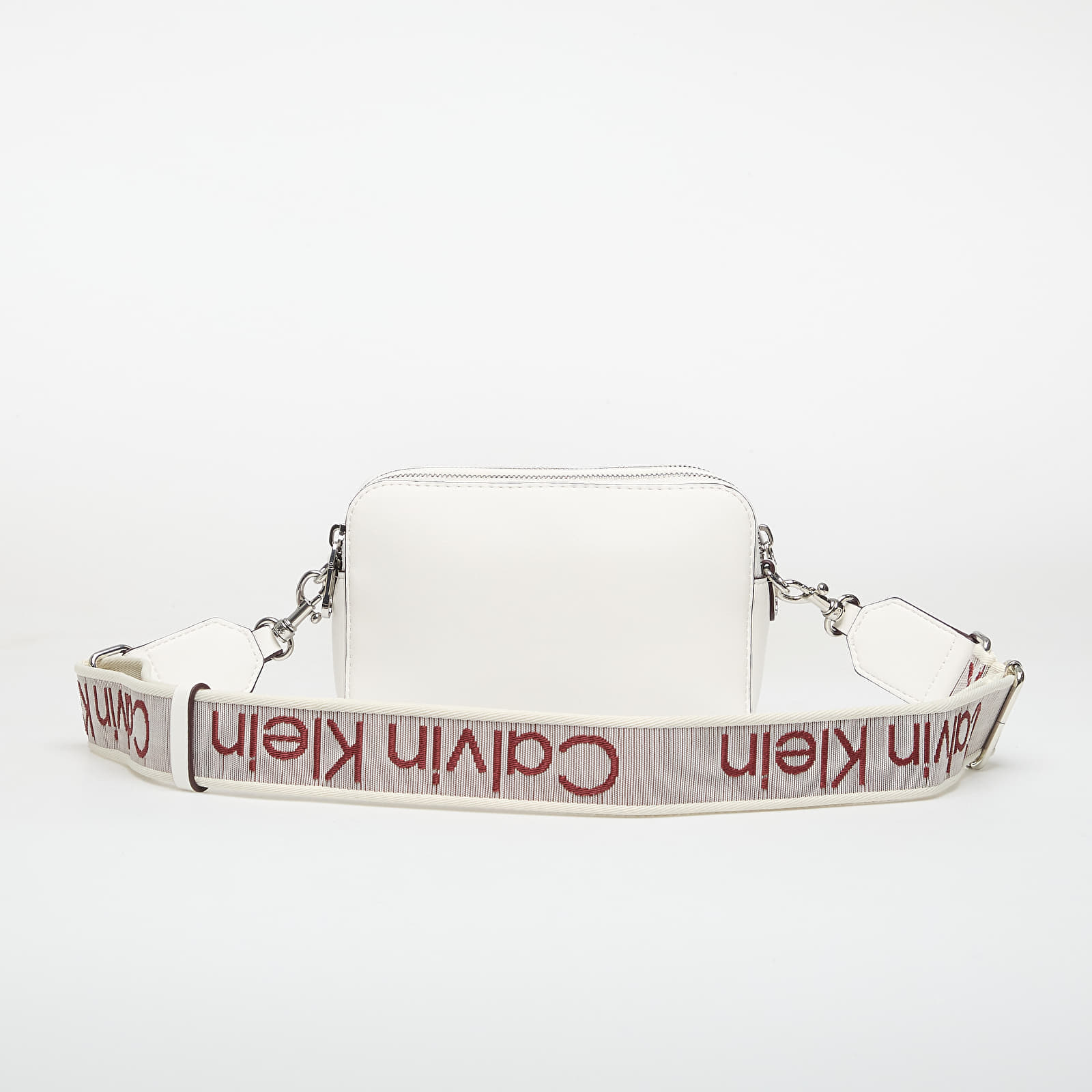  Handbag Calvin Klein Webbing Double Strap Camera Bag White Alyssum Universal 