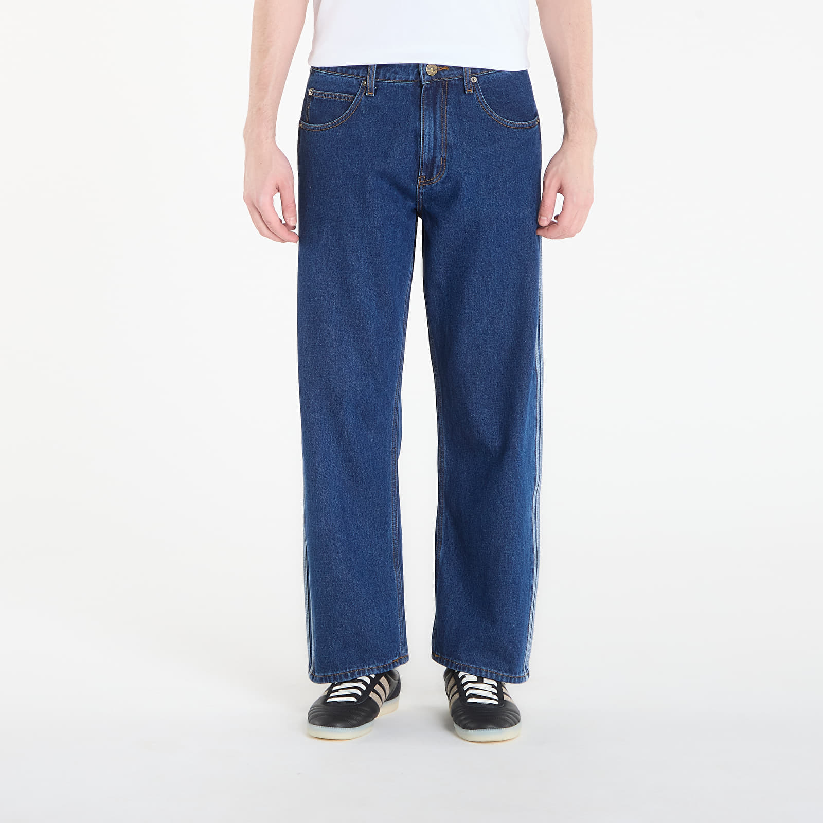 Дънки adidas Firebird Pants Blue Denim 33