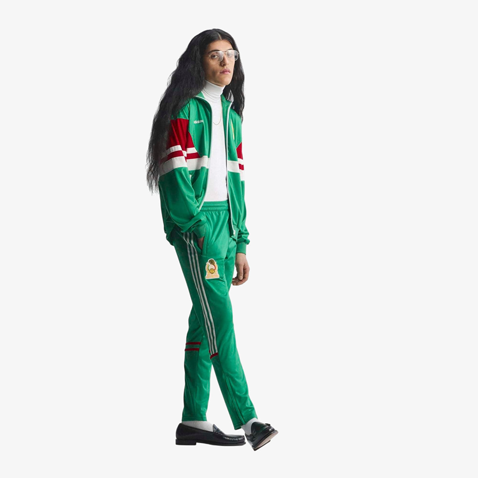 Trenirka hlače  adidas Fmf Track Pants 86 Green