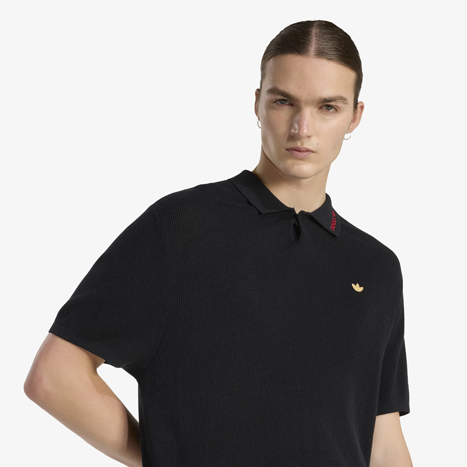 T-shirts adidas Polo Shirt Black