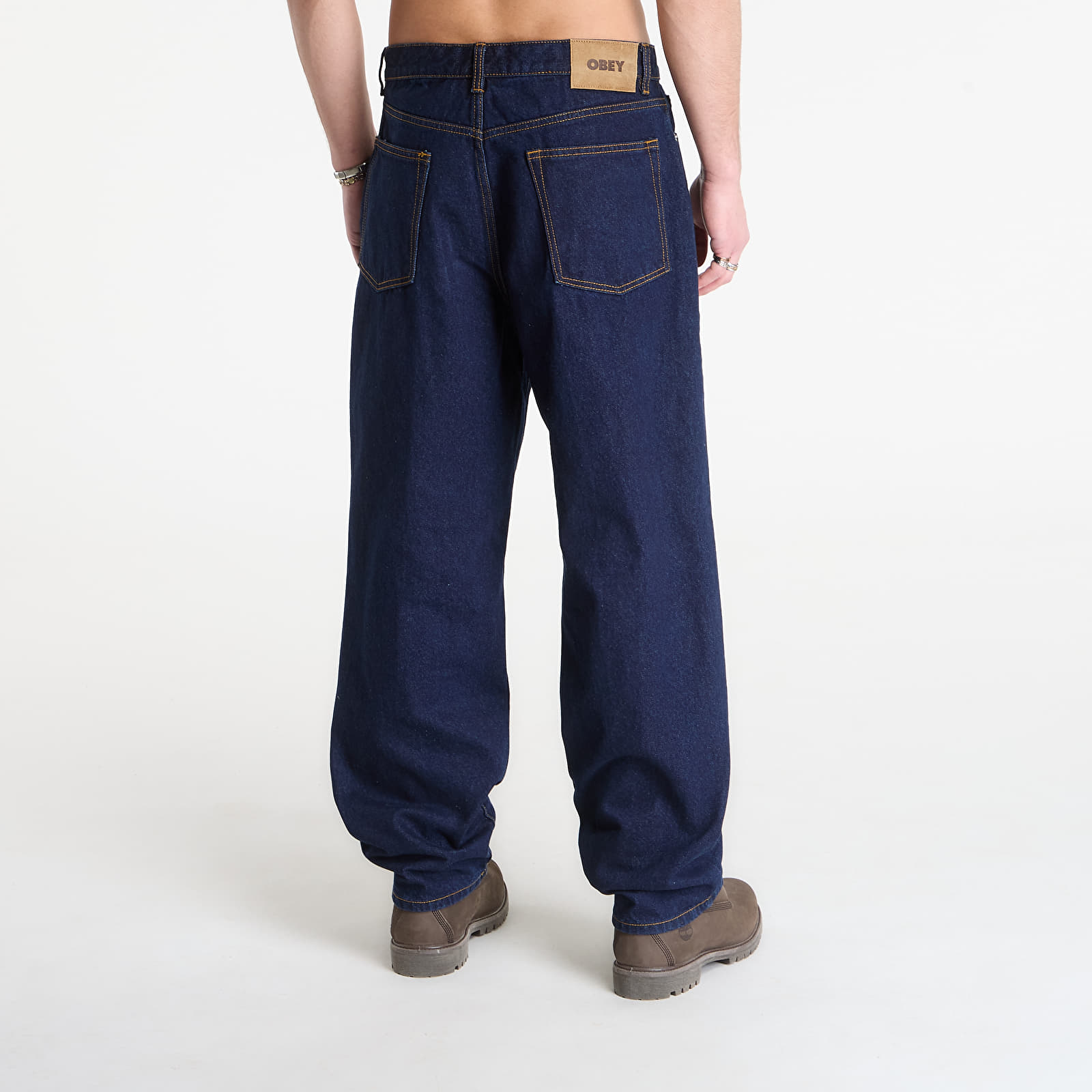 Jeans OBEY Classic Baggy Denim Rinse Indigo