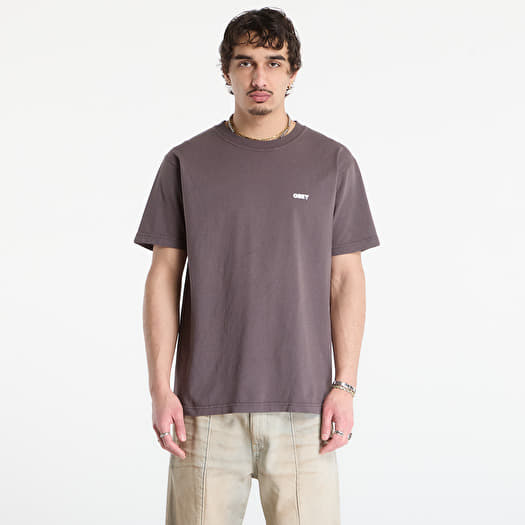 T-skjorte OBEY Bold Icon Face Pigment Dusty Black