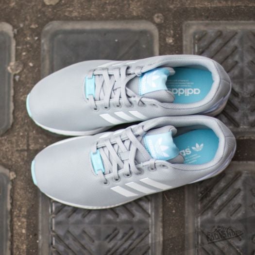 Women s shoes adidas ZX Flux W Clonix Ftwwht Blublu Footshop