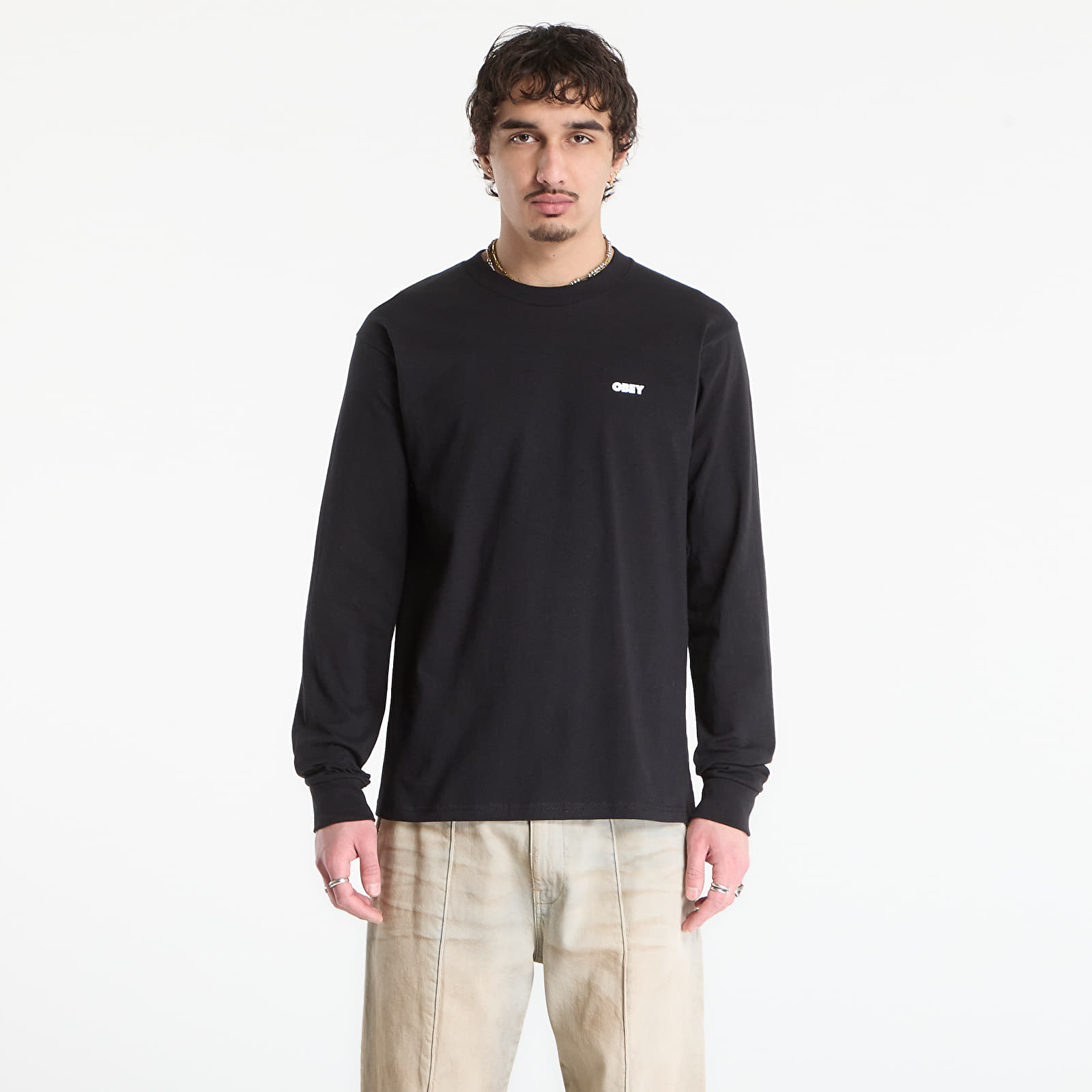 Majice i košulje OBEY The Medium Is The Message Black