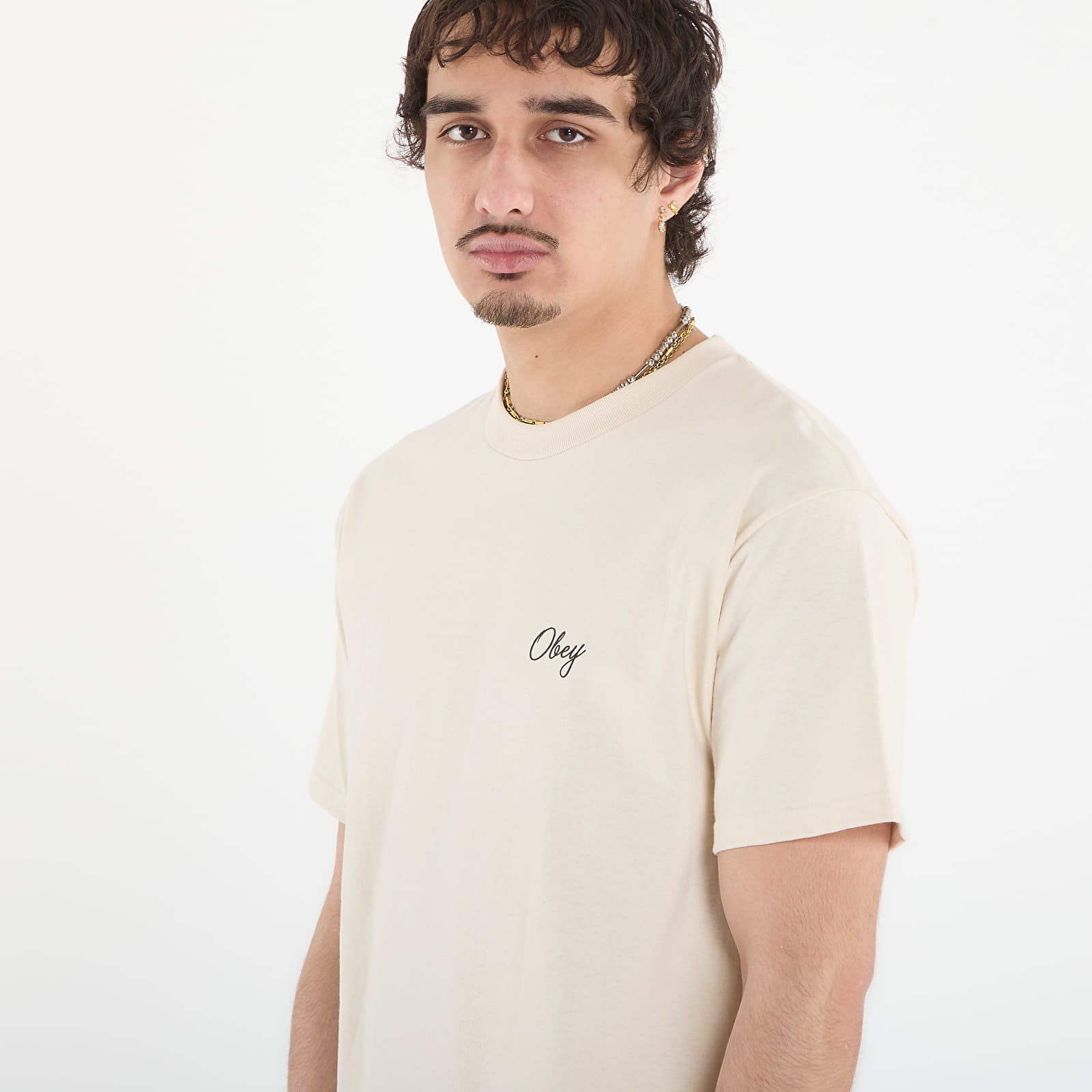 Tričká OBEY Paper Rose Cream