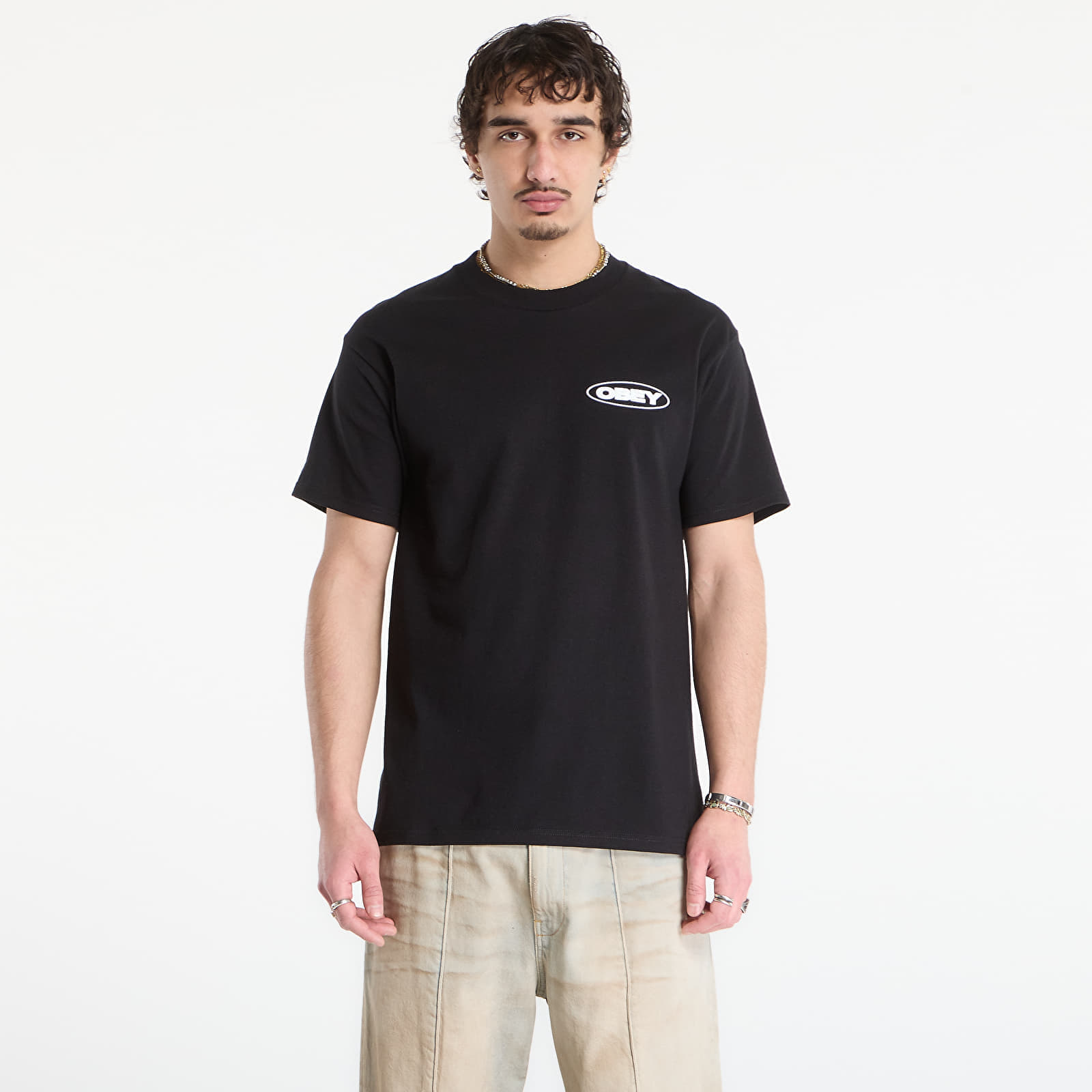 Tricou OBEY Global Impact Black XL