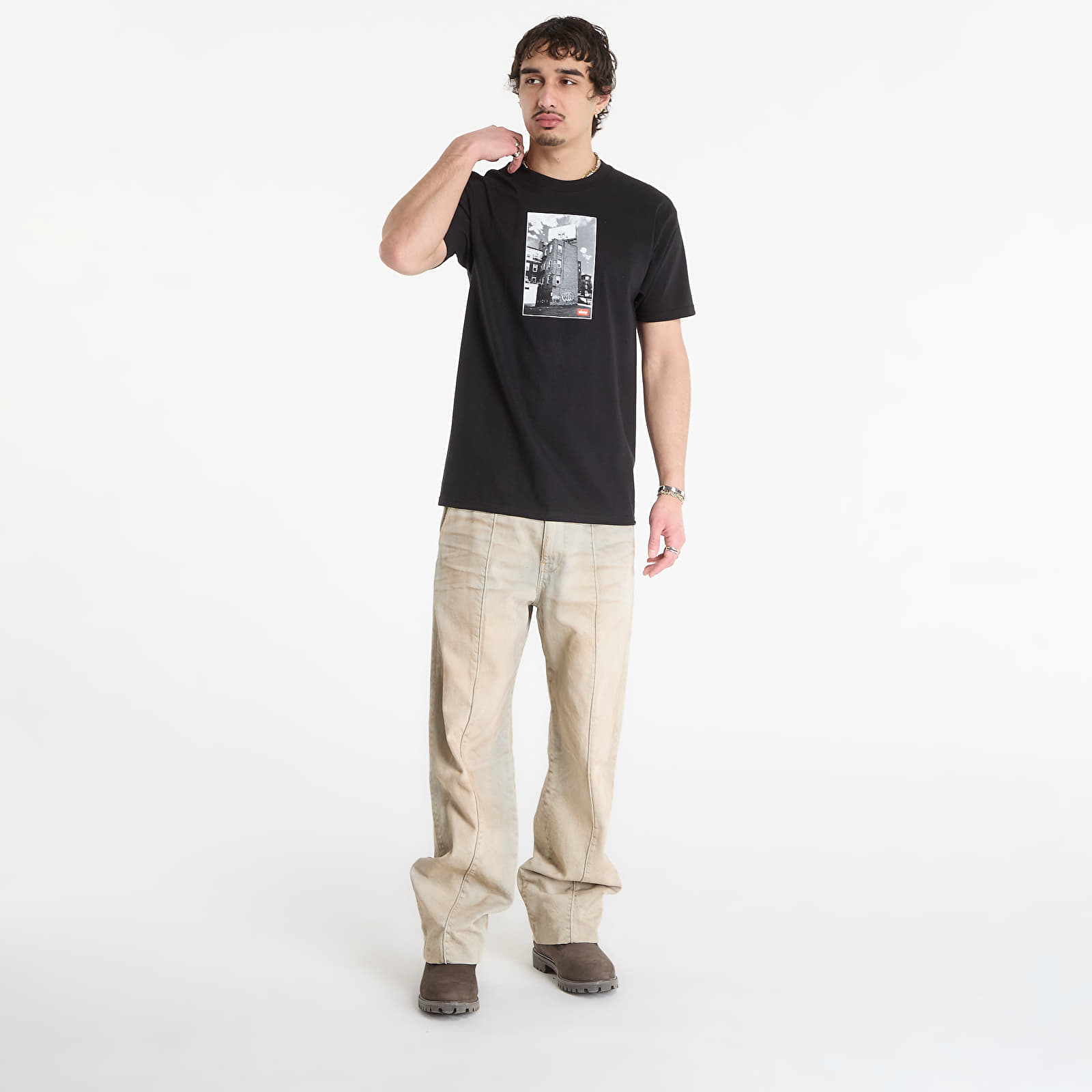 T-shirts OBEY Boston Billboard Black