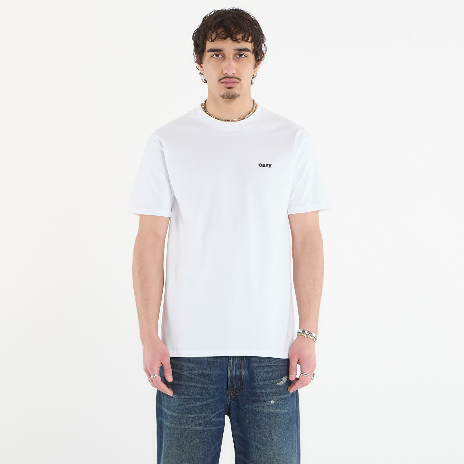 Tricou OBEY In Bloom White M