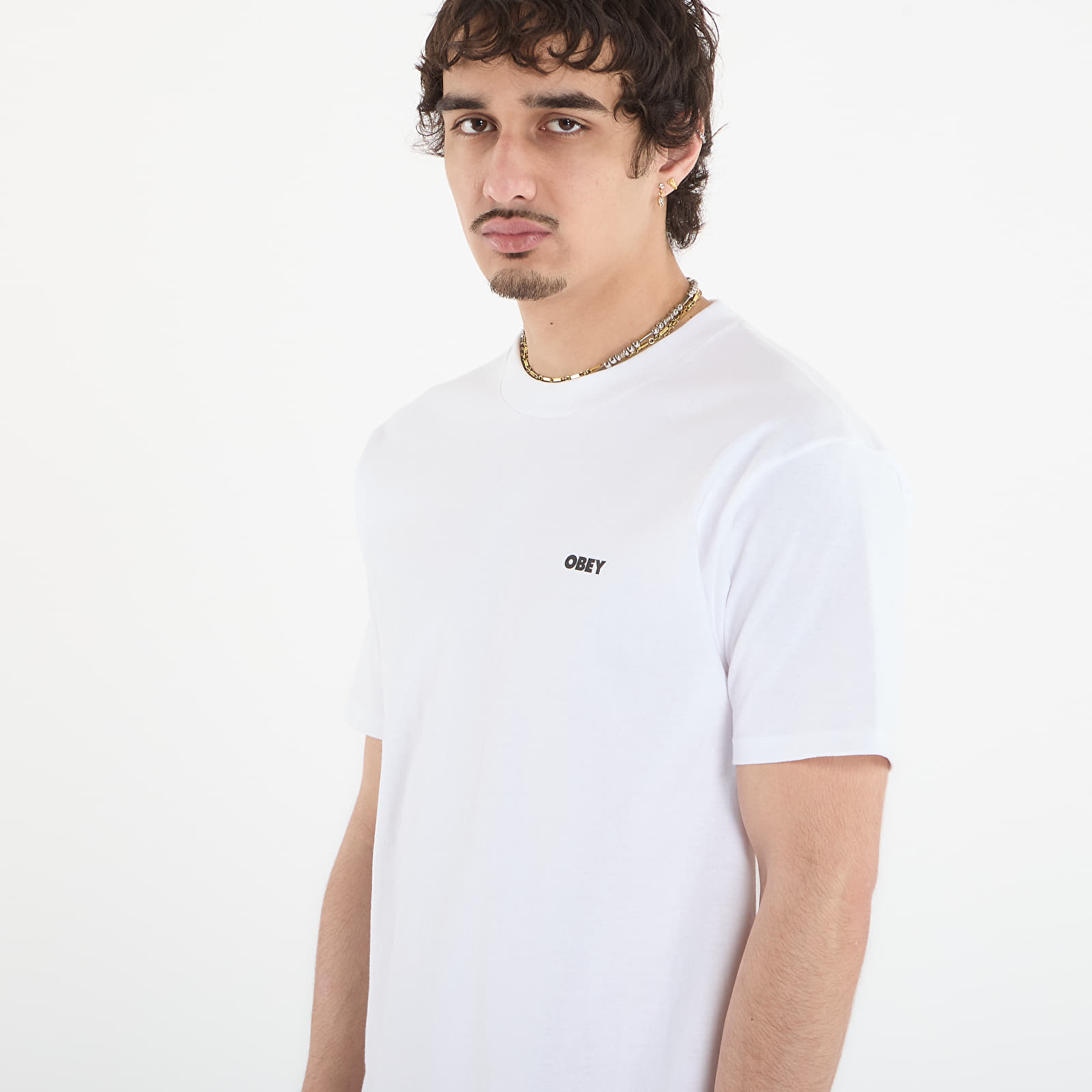 T-shirts OBEY In Bloom White